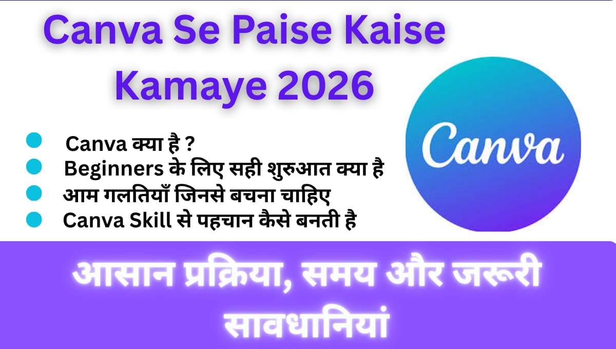 Canva Se Paise Kaise Kamaye 2026: Beginners के लिए Practical Guide जिससे Regular Clients मिलें