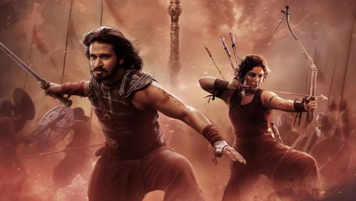 Swayambhu Teaser सामने आया: Nikhil Siddhartha का fierce warrior look, 985 AD की कहानी और Sengol का रहस्य