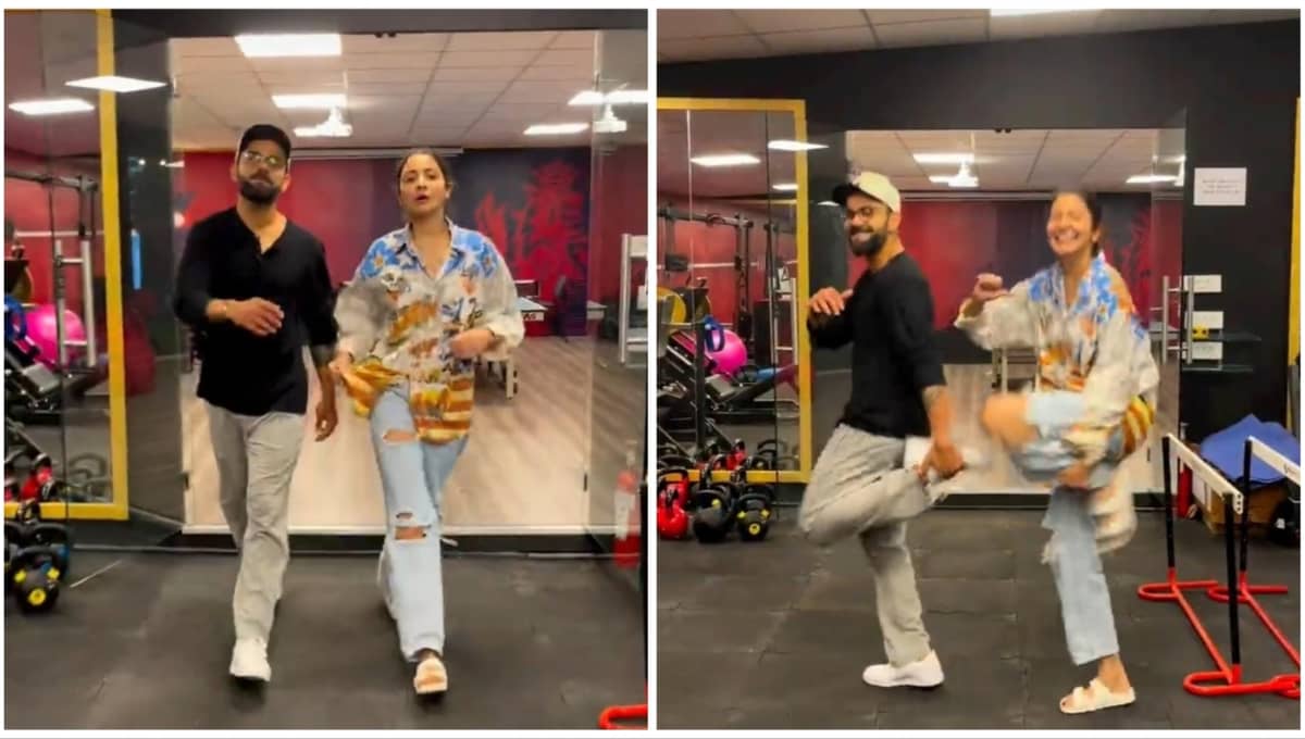 Virat Kohli का ऐसा अंदाज पहले नहीं देखा होगा! Anushka Sharma भी रह गईं दंग, वीडियो तेजी से हो रहा वायरल