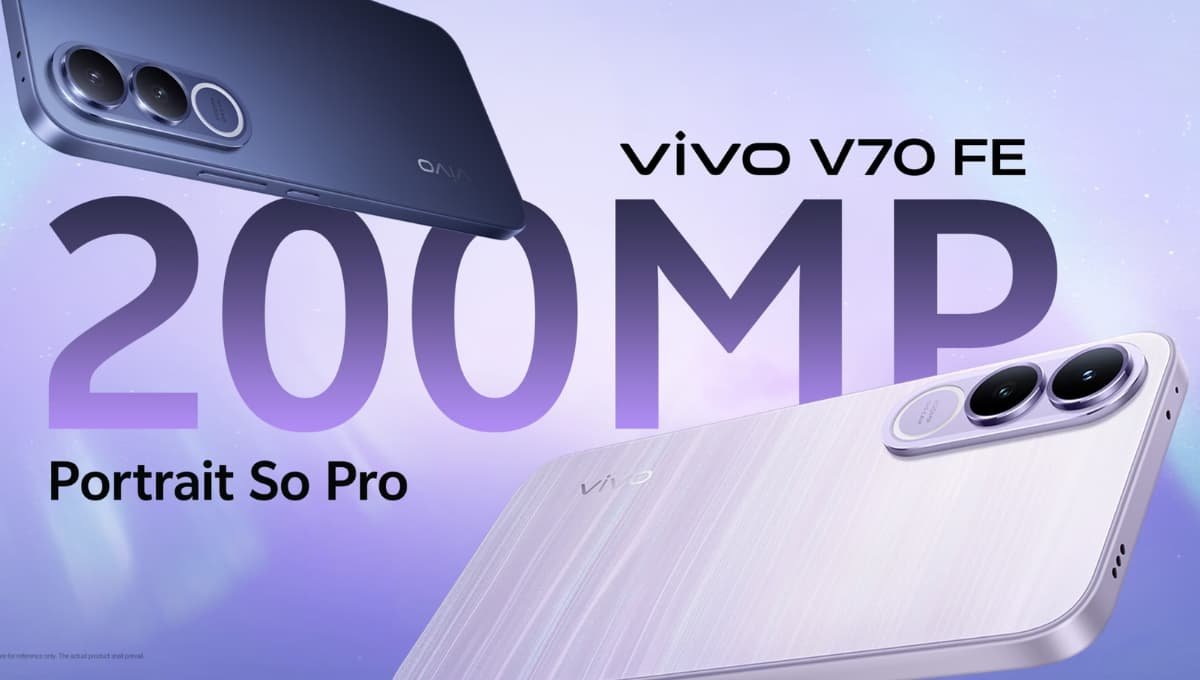 Vivo V70 FE 5G आया: 7000mAh Battery के साथ रोमांचक Entry